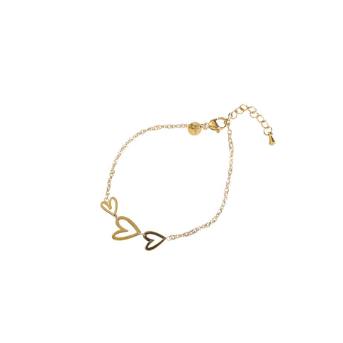 Day & Eve by Go Dutch Label Heart Wave Bracelet