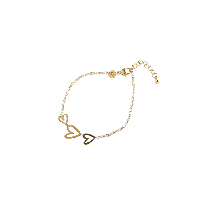 Day & Eve by Go Dutch Label Heart Wave Bracelet