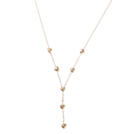 Day & Eve by Go Dutch Label Hearts On The Chain Necklace