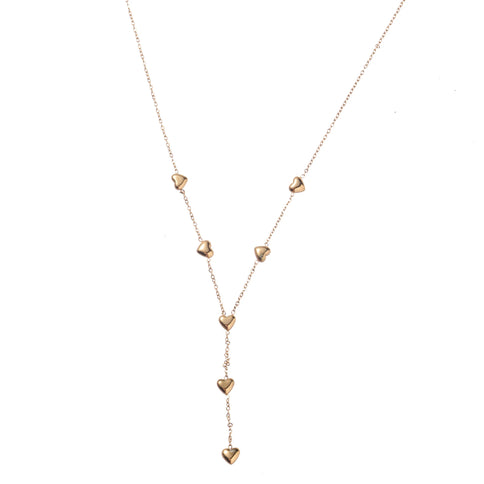 Day & Eve by Go Dutch Label Hearts On The Chain Necklace