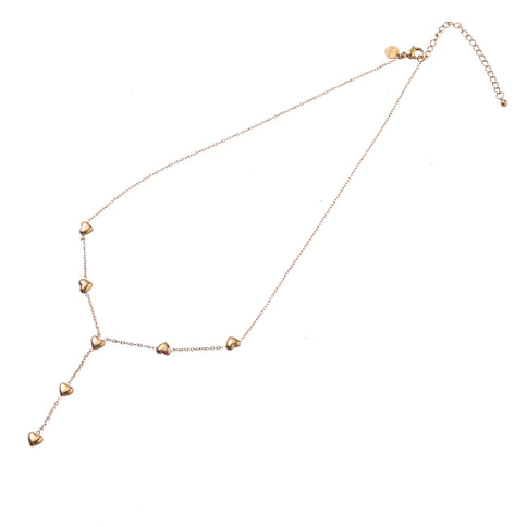 Day & Eve by Go Dutch Label Hearts On The Chain Necklace