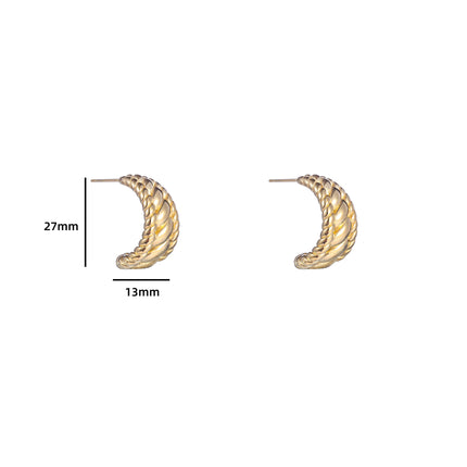 Day & Eve by Go Dutch Label Inlay Chain Earrings