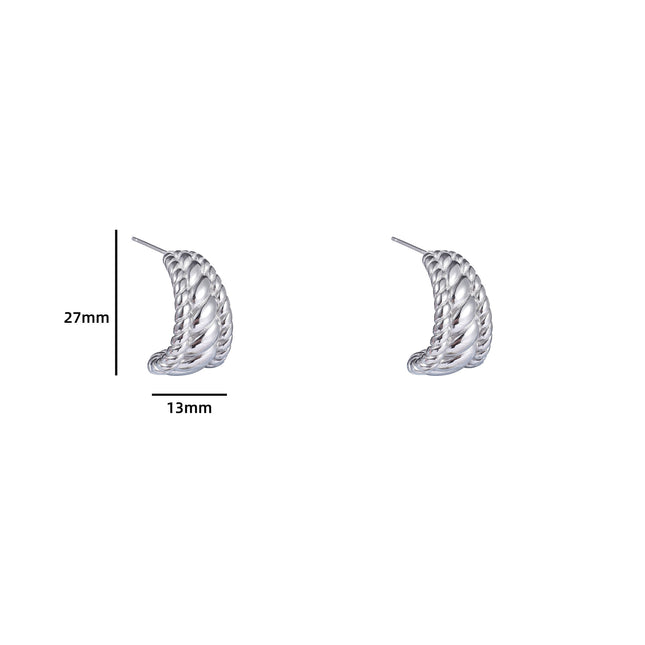 Day & Eve by Go Dutch Label Inlay Chain Earrings
