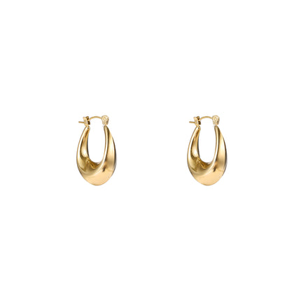 Day & Eve by Go Dutch Label Long Hollow Hoops