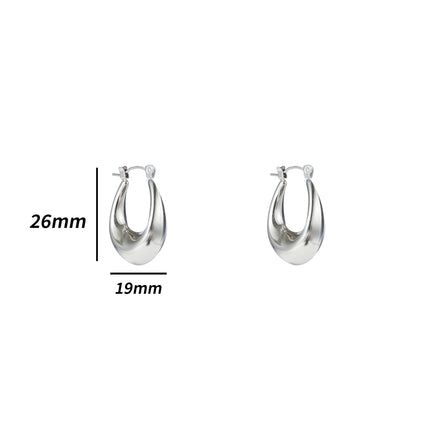 Day & Eve by Go Dutch Label Long Hollow Hoops