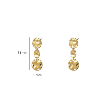 Day & Eve by Go Dutch Label Long Round Studs