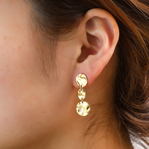 Day & Eve by Go Dutch Label Long Round Studs