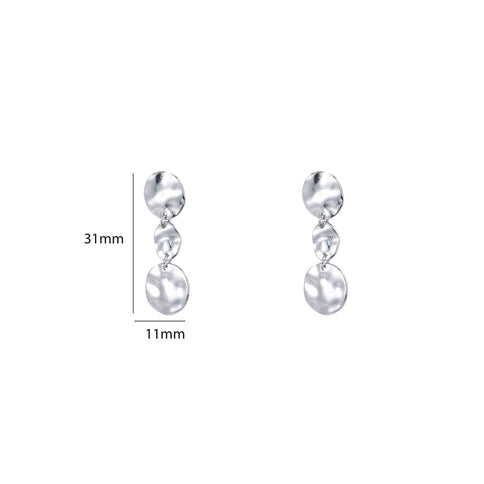 Day & Eve by Go Dutch Label Long Round Studs