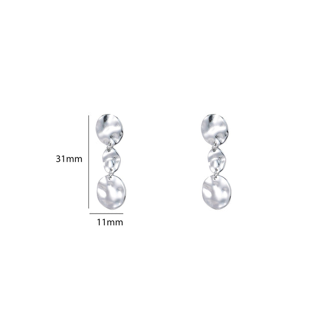 Day & Eve by Go Dutch Label Long Round Studs