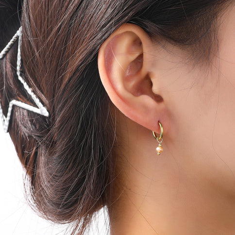 Day & Eve by Go Dutch Label One Bead Hoops