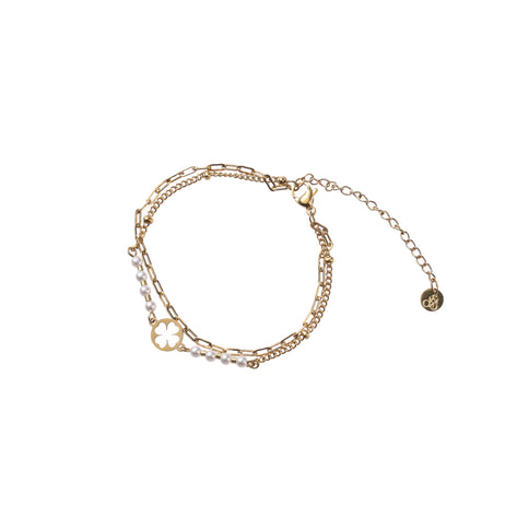 Day & Eve by Go Dutch Label Open Clover Bracelet