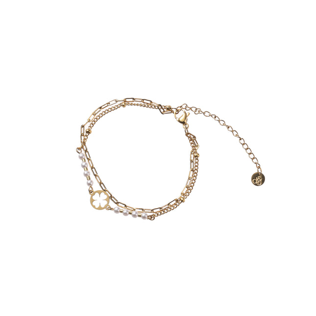 Day & Eve by Go Dutch Label Open Clover Bracelet