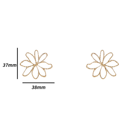 Day & Eve by Go Dutch Label Open Flower Earrings