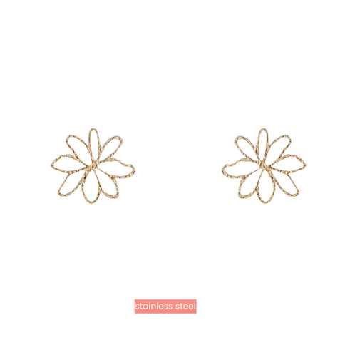 Day & Eve by Go Dutch Label Open Flower Earrings