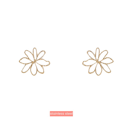 Day & Eve by Go Dutch Label Open Flower Earrings