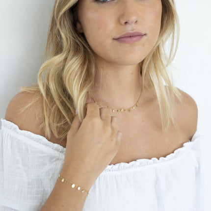 Day & Eve by Go Dutch Label Small Drops Necklace