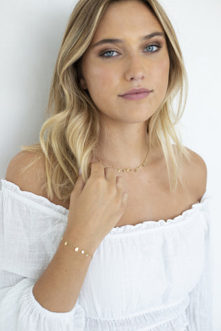 Day & Eve by Go Dutch Label Small Drops Necklace