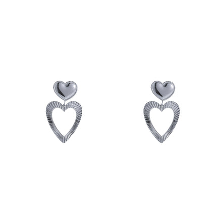 Day & Eve by Go Dutch Label Sparkling Hearts Earrings