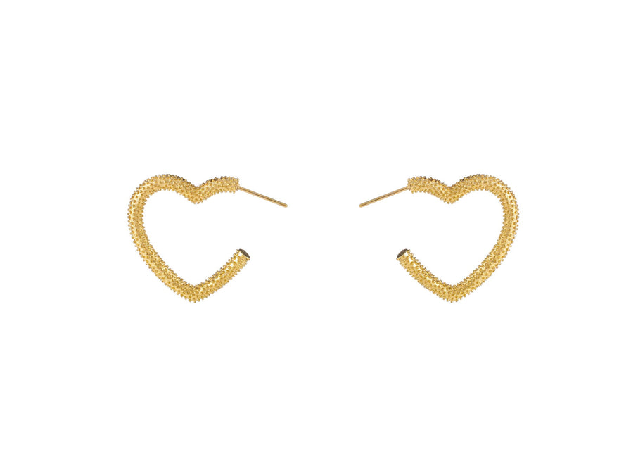 Day & Eve by Go Dutch Label Spotted Heart Earring
