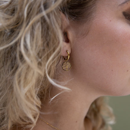 Day & Eve by Go Dutch Label Tree of Life Earrings