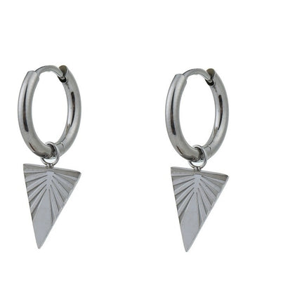 Day & Eve by Go Dutch Label Triangle Hoops