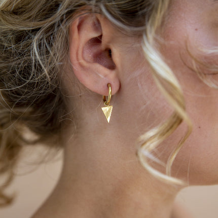 Day & Eve by Go Dutch Label Triangle Hoops