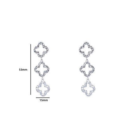 Day & Eve by Go Dutch Label Triple Clover Dangle