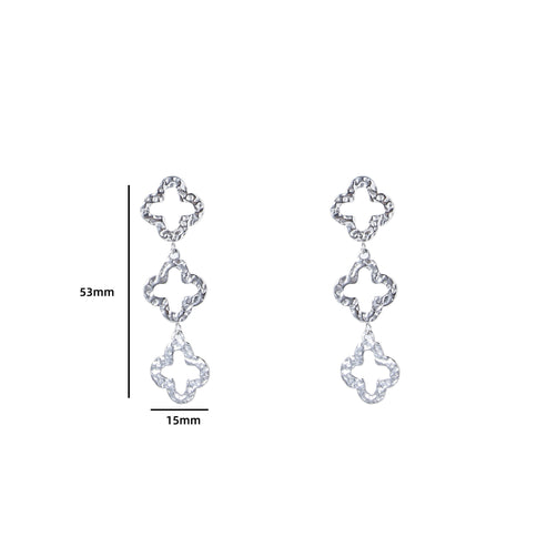 Day & Eve by Go Dutch Label Triple Clover Dangle