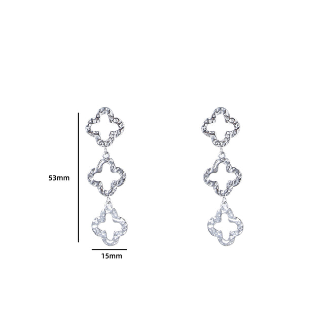 Day & Eve by Go Dutch Label Triple Clover Dangle