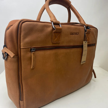 DSTRCT Preston Park 2 Vaks Laptoptas 17 inch