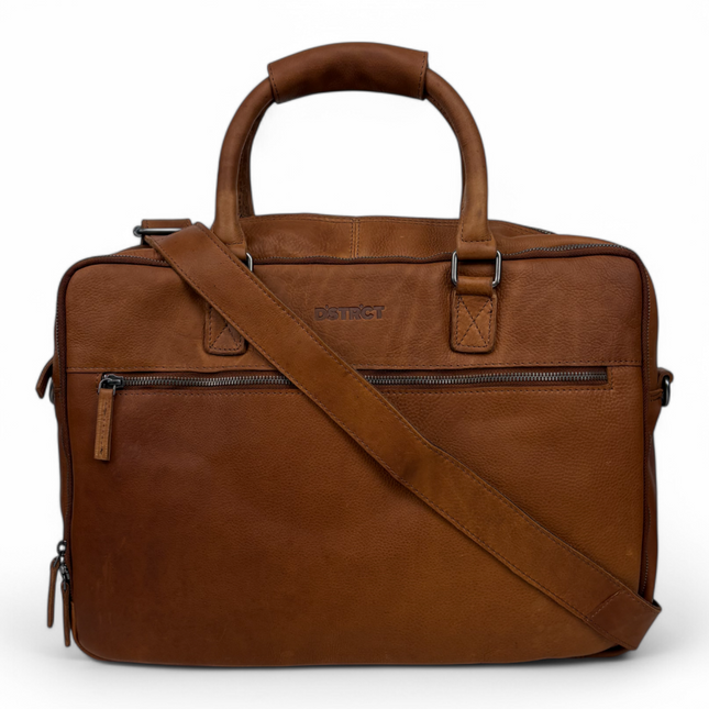 DSTRCT Preston Park 2 Vaks Laptoptas 17 inch
