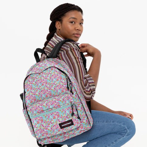 Eastpak Office Zippl'r met Laptopvak Ditsy Turquoise