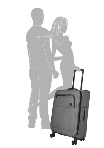 EB Zachte Koffer Expandable Softcase Groot