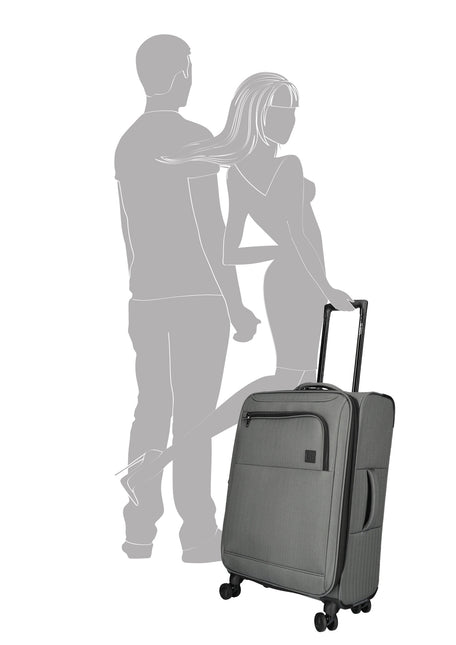 EB Zachte Koffer Expandable Softcase Groot