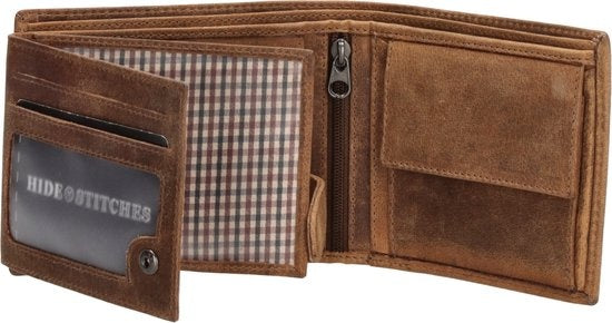 Hide & Stitches Idaho Billfold + Riem