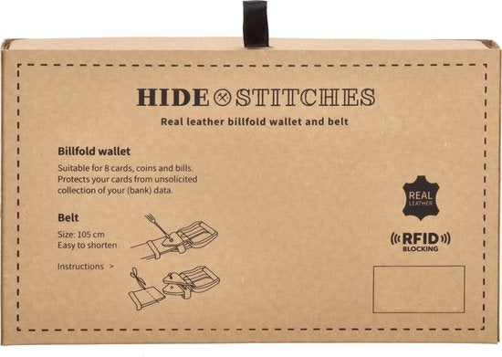 Hide & Stitches Idaho Billfold + Riem