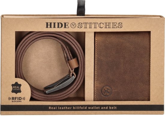 Hide & Stitches Idaho Billfold + Riem