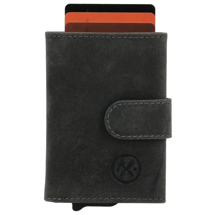 Hide & Stitches Idaho Leren Safety Wallet Pasjeshouder