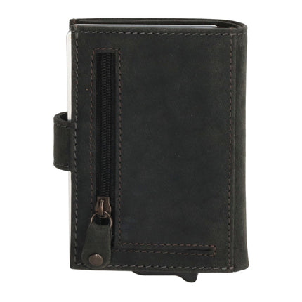 Hide & Stitches Leren Pasjeshouder Idaho Double Safety Wallet