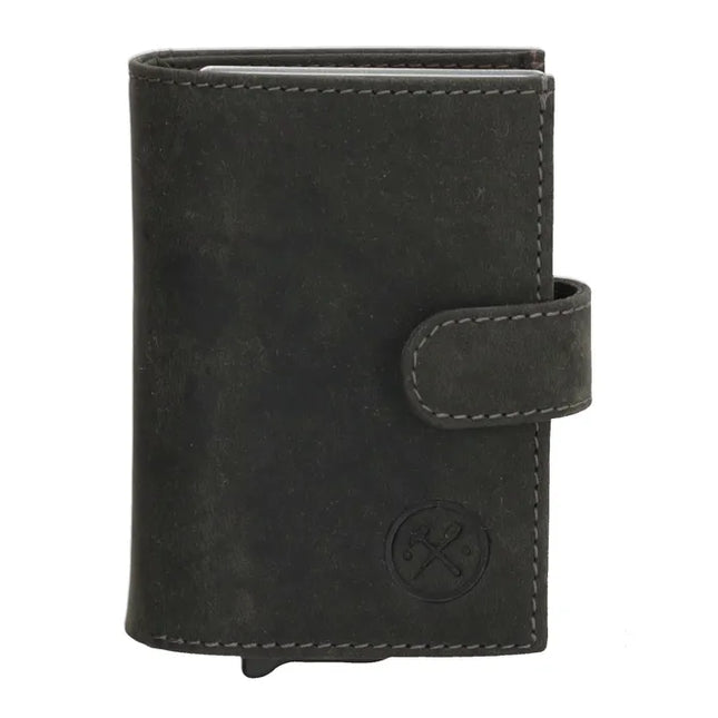 Hide & Stitches Leren Pasjeshouder Idaho Double Safety Wallet