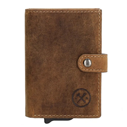 Hide & Stitches Leren Pasjeshouder Idaho Safety Wallet