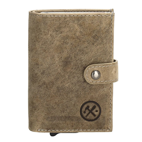 Hide & Stitches Leren Pasjeshouder Idaho Safety Wallet