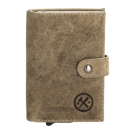 Hide & Stitches Leren Pasjeshouder Idaho Safety Wallet