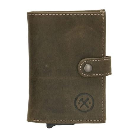 Hide & Stitches Leren Pasjeshouder Idaho Safety Wallet