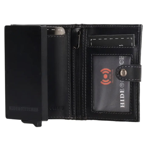 Hide & Stitches Pasjeshouder Japura Safety Wallet Waxleder