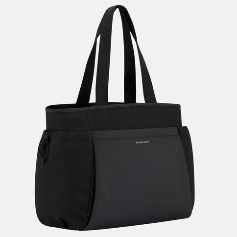 Kapten & Son Hellvi Shopper All Black 14 Inch