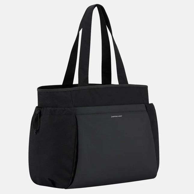 Kapten & Son Hellvi Shopper All Black 14 Inch