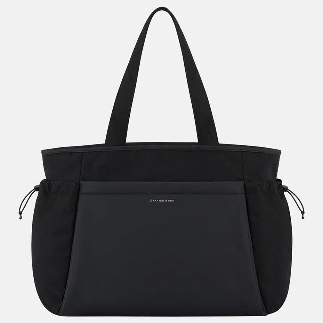 Kapten & Son Hellvi Shopper All Black 14 Inch