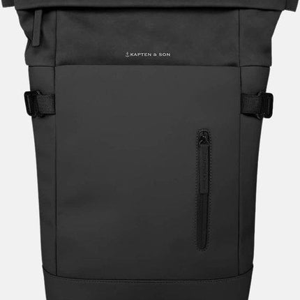 Kapten & Son Rugzak Aarhus All Black 14 Inch