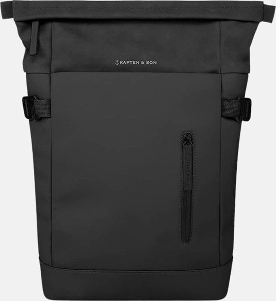 Kapten & Son Rugzak Aarhus All Black 14 Inch